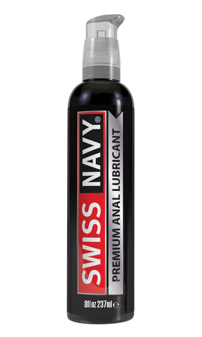 Swiss Navy Premium Silicone Anal Lubricant - 8 Oz.-Lubricants Creams & Glides-M.D. Science Lab-Andy's Adult World