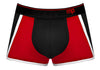 Retro Sport Panel Short - Small - Black- Red-Lingerie & Sexy Apparel-Male Power-Andy's Adult World