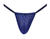 Diamond Mesh Posing Strap - One Size - Navy-Lingerie & Sexy Apparel-Male Power-Andy's Adult World