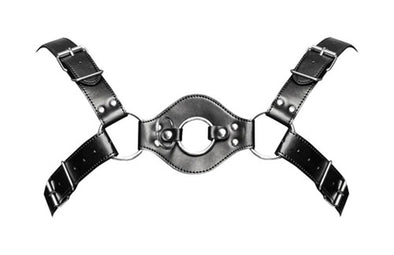 Libra Leather Harness - Black-Lingerie & Sexy Apparel-Male Power-Andy's Adult World
