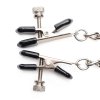 Titty Taunter Nipple Clamps With Weighted Bead-Nipple Stimulators-XR Brands Master Series-Andy's Adult World