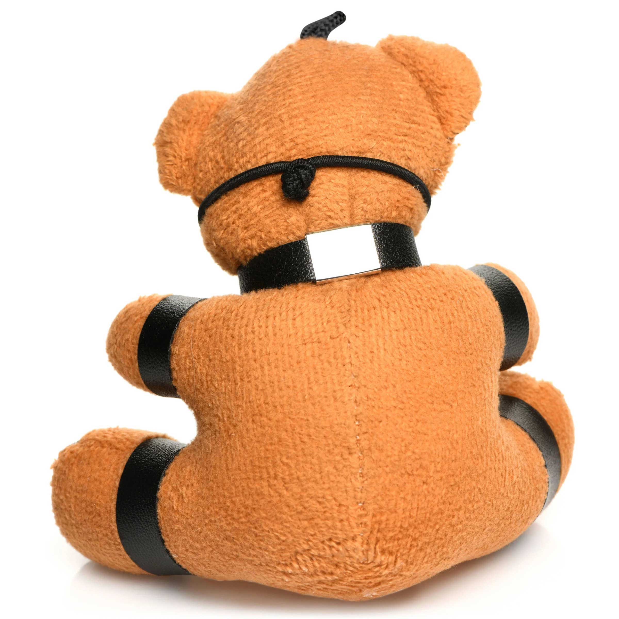 Gagged Teddy Bear Keychain-Gag Gifts & Novelties-XR Brands Master Series-Andy's Adult World