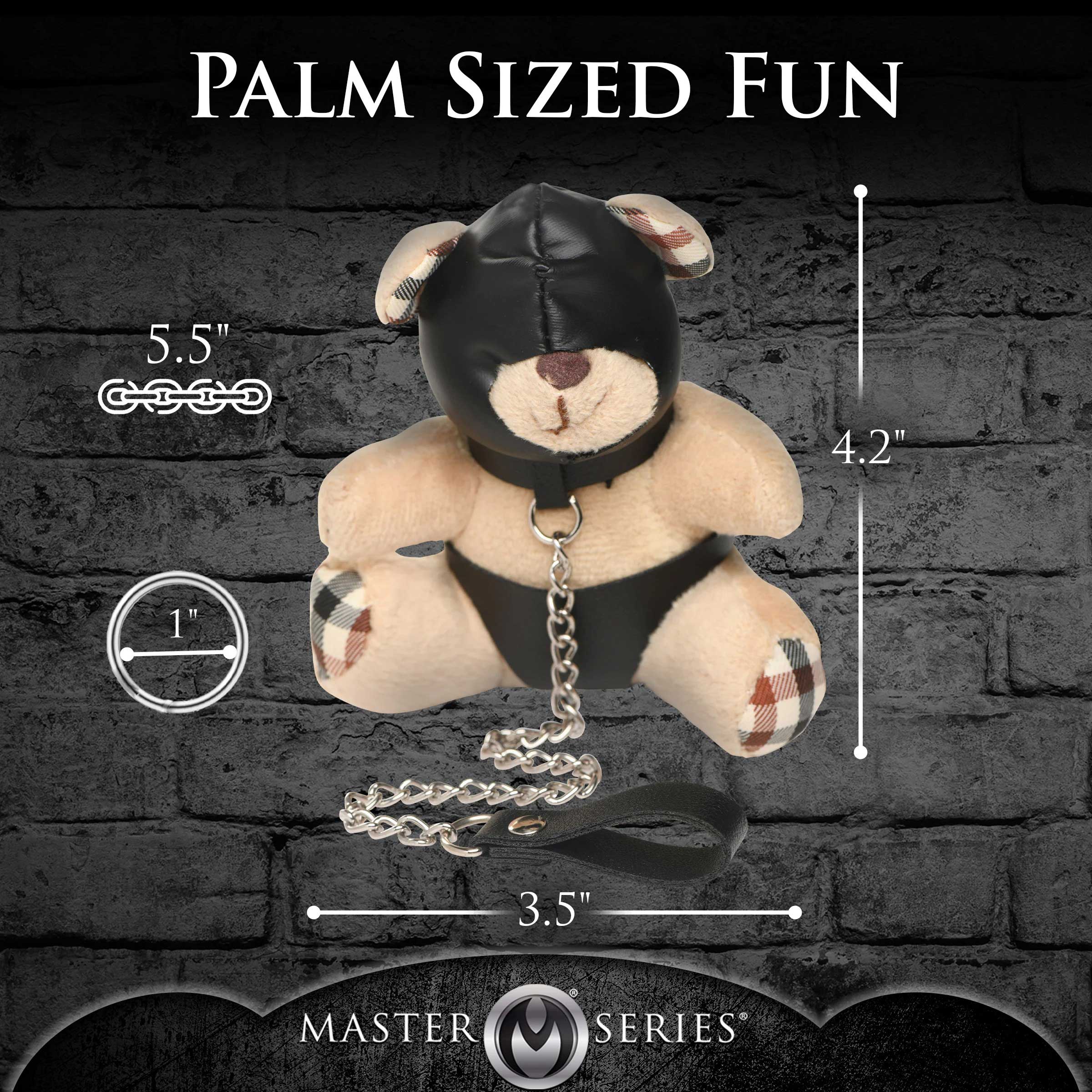 Hooded Teddy Bear Keychain-Gag Gifts & Novelties-XR Brands Master Series-Andy's Adult World