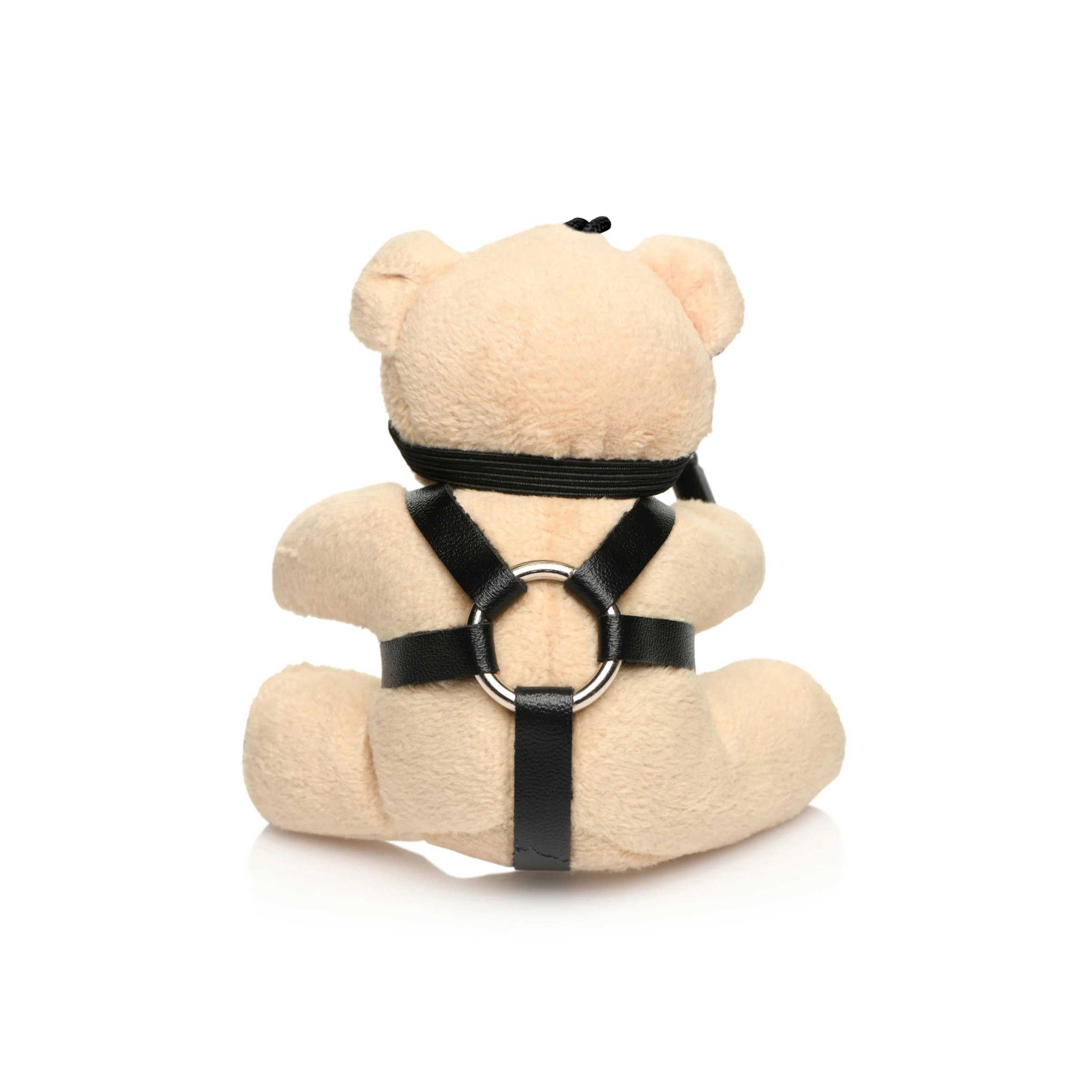 BDSM Teddy Bear Keychain-Gag Gifts & Novelties-XR Brands Master Series-Andy's Adult World