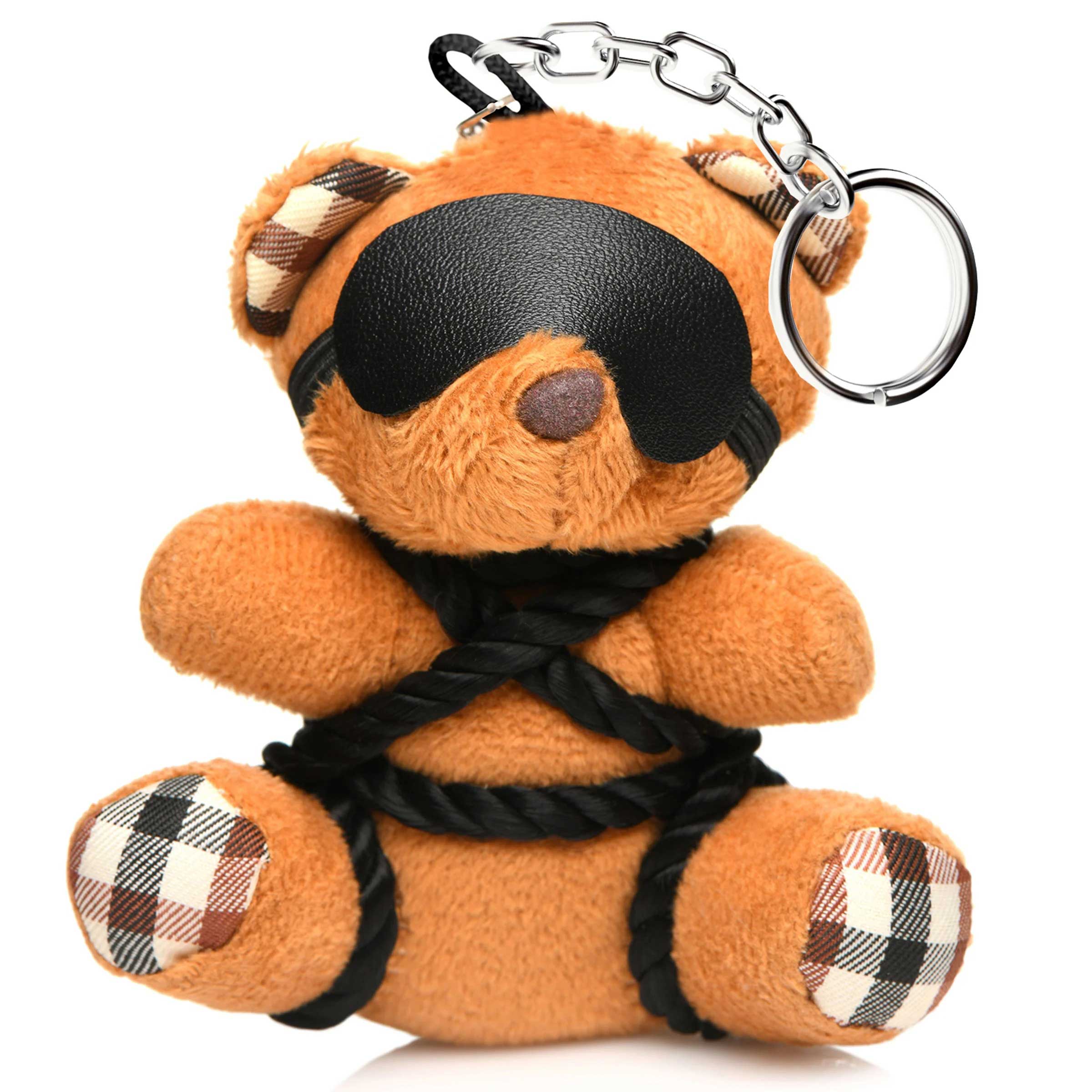 Rope Teddy Bear Keychain-Gag Gifts & Novelties-XR Brands Master Series-Andy's Adult World