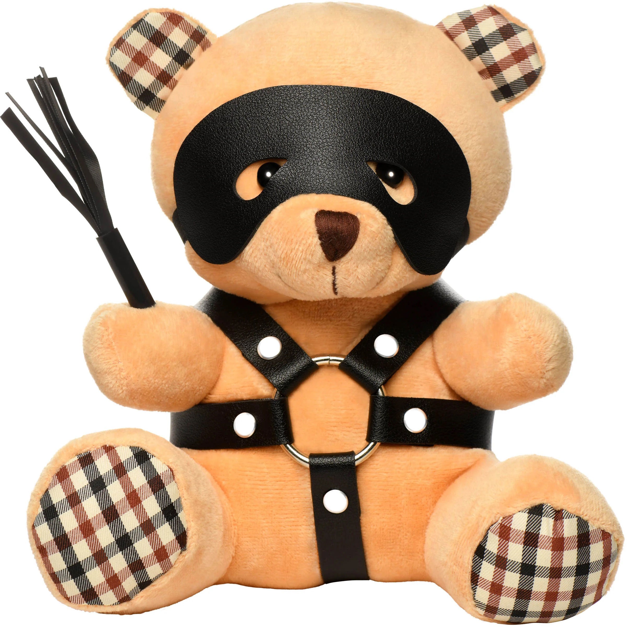BDSM Teddy Bear Plush-Gag Gifts & Novelties-XR Brands Master Series-Andy's Adult World