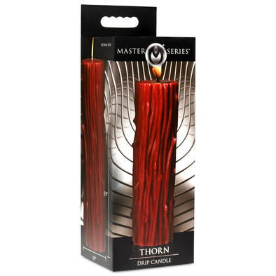 Thorn Drip Candle - Red-Candles-XR Brands Master Series-Andy's Adult World