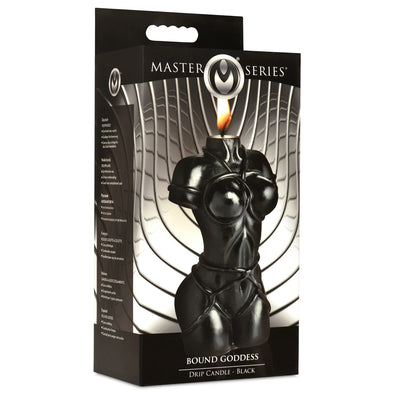Bound Goddess Drip Candle - Black-Candles-XR Brands Master Series-Andy's Adult World