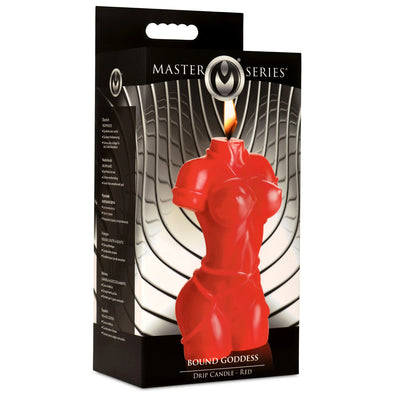 Bound Goddess Drip Candle - Red-Candles-XR Brands Master Series-Andy's Adult World