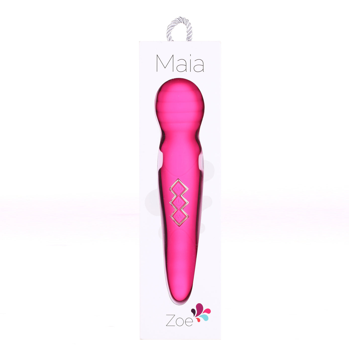 Zoe Twisty Dual Vibrating Pleasure Wand - Pink-Vibrators-Maia Toys-Andy's Adult World
