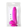 Josi Silicone Realistic Suction Cup Dong - Dark Purple-Dildos & Dongs-Maia Toys-Andy's Adult World