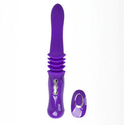 Monroe USB Rechargeable Silicone Thrusting Portable Love Machine - Purple-Vibrators-Maia Toys-Andy's Adult World