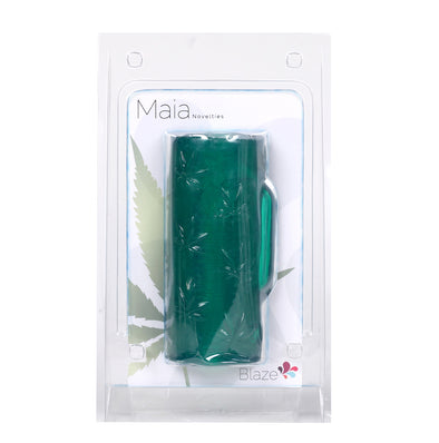 Blaze Vibrating Male Masturbator 420 Series - Green-Masturbation Aids for Males-Maia Toys-Andy's Adult World