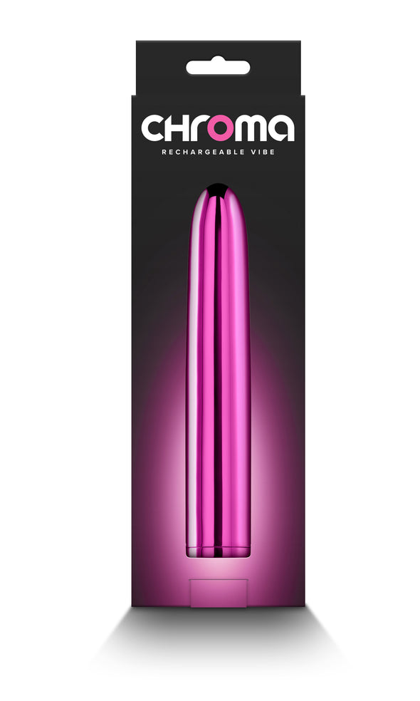 Chroma - 7 Inch Vibe - Pink-Vibrators-nsnovelties-Andy's Adult World
