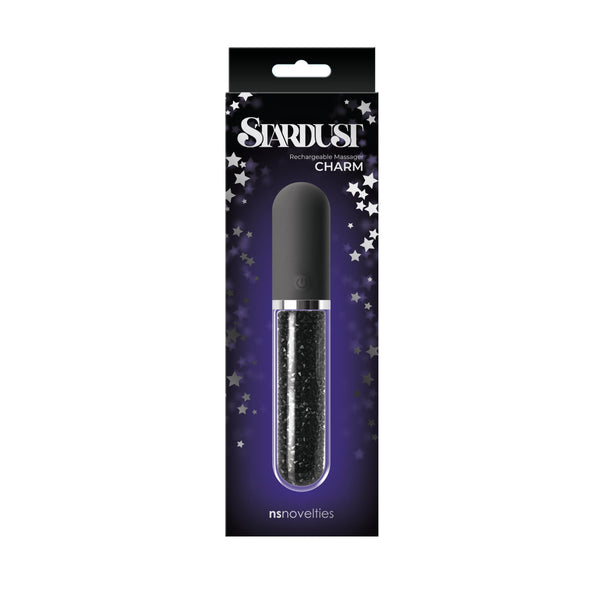 Stardust - Charm - Black-Massagers-nsnovelties-Andy's Adult World