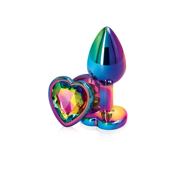 Rear Assets - Mulitcolor Heart - Small - Rainbow