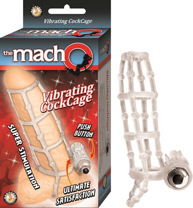 The Macho Vibrating Cockring - Clear