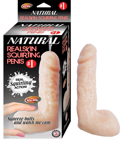 Natural Realskin Squirting Penis #1 - Flesh-Dildos & Dongs-Nasstoys-Andy's Adult World