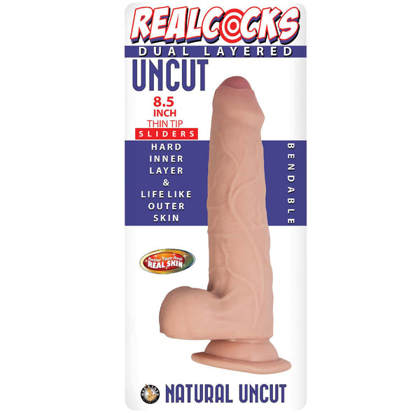 Realcocks Dual Layered Uncut Sliders-Dildos & Dongs-Nasstoys-Andy's Adult World