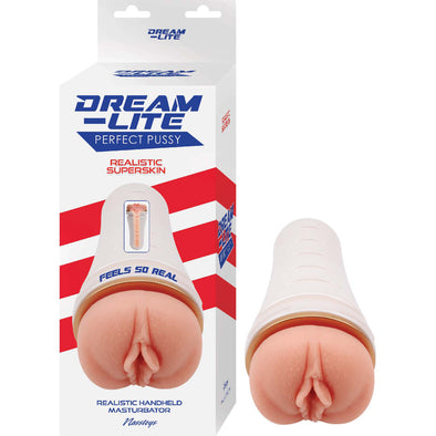 Dream-Lite Perfect Pussy - White-Masturbation Aids for Males-Nasstoys-Andy's Adult World