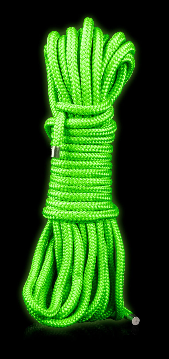 Rope 32.8 Ft - Glow in the Dark-Bondage & Fetish Toys-Shots Ouch!-Andy's Adult World