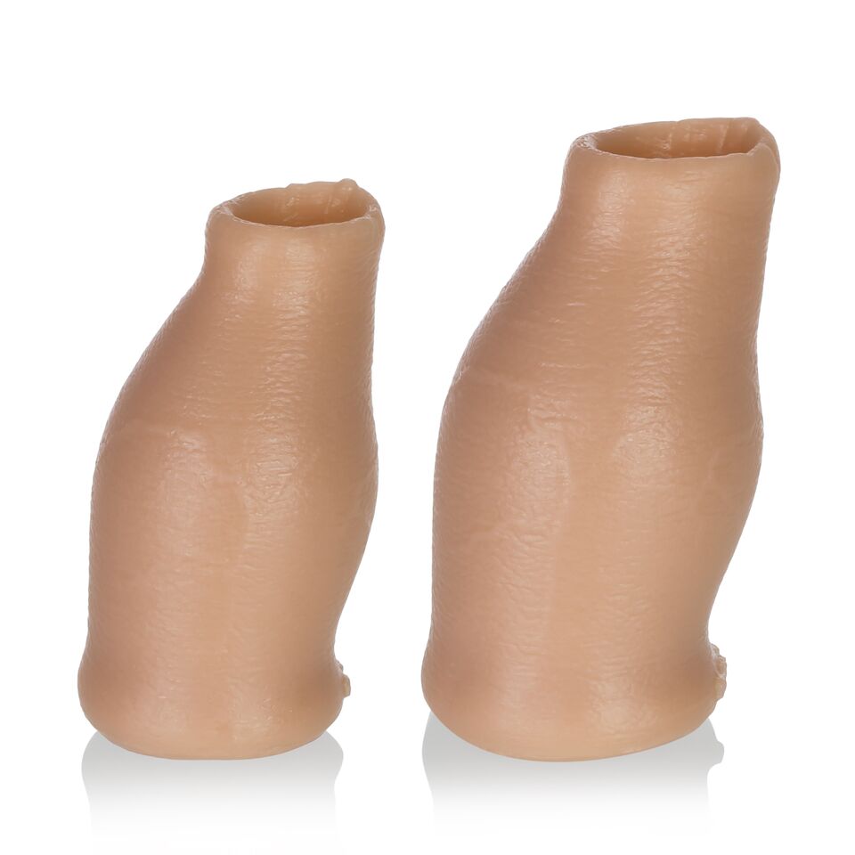 Hood Moreskin Silicone Faux Foreskin - Light Tone - Medium-large