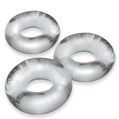 Fat Willy 3-Pack Jumbo C-Rings - Clear-Cockrings-Oxballs-Andy's Adult World