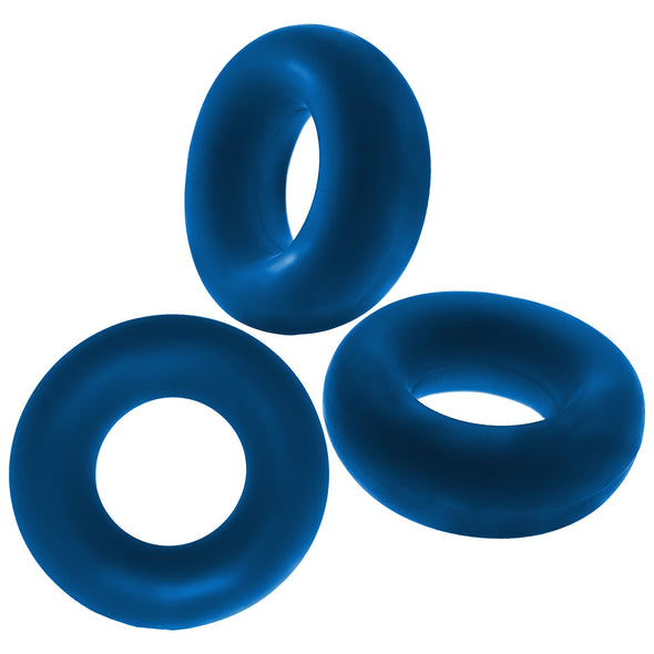 Fat Willy 3-Pack Jumbo C-Rings - Space Blue-Cockrings-Oxballs-Andy's Adult World