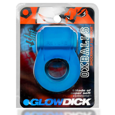 Glowdick Cockring With Led - Blue Ice-Cockrings-Oxballs-Andy's Adult World