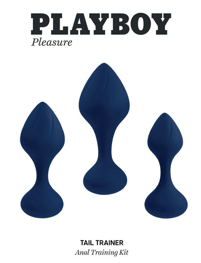Tail Trainer - Anal Training Kit - Navy-Anal Toys & Stimulators-Playboy-Andy's Adult World