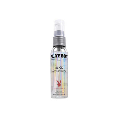 Playboy Pleasure Strawberry Flavored Lubricant 2 Oz-Lubricants Creams & Glides-Playboy-Andy's Adult World