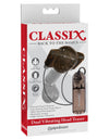Classix Dual Vibrating Head Teaser - Black-smoke