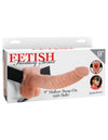 Fetish Fantasy Series 9 Inch Hollow Strap-on With Balls - Flesh