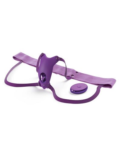 Ultimate Butterfly Strap-on - Purple-Clit Stimulators-Pipedream-Andy's Adult World