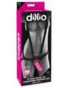 Dillio Pink - 6" Strap-on Suspender Harness Set