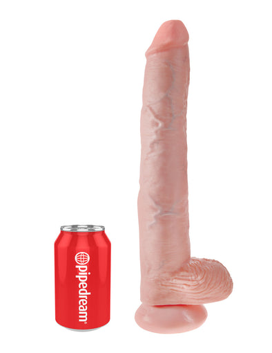King Cock 14&quot; Cock With Balls - Light
