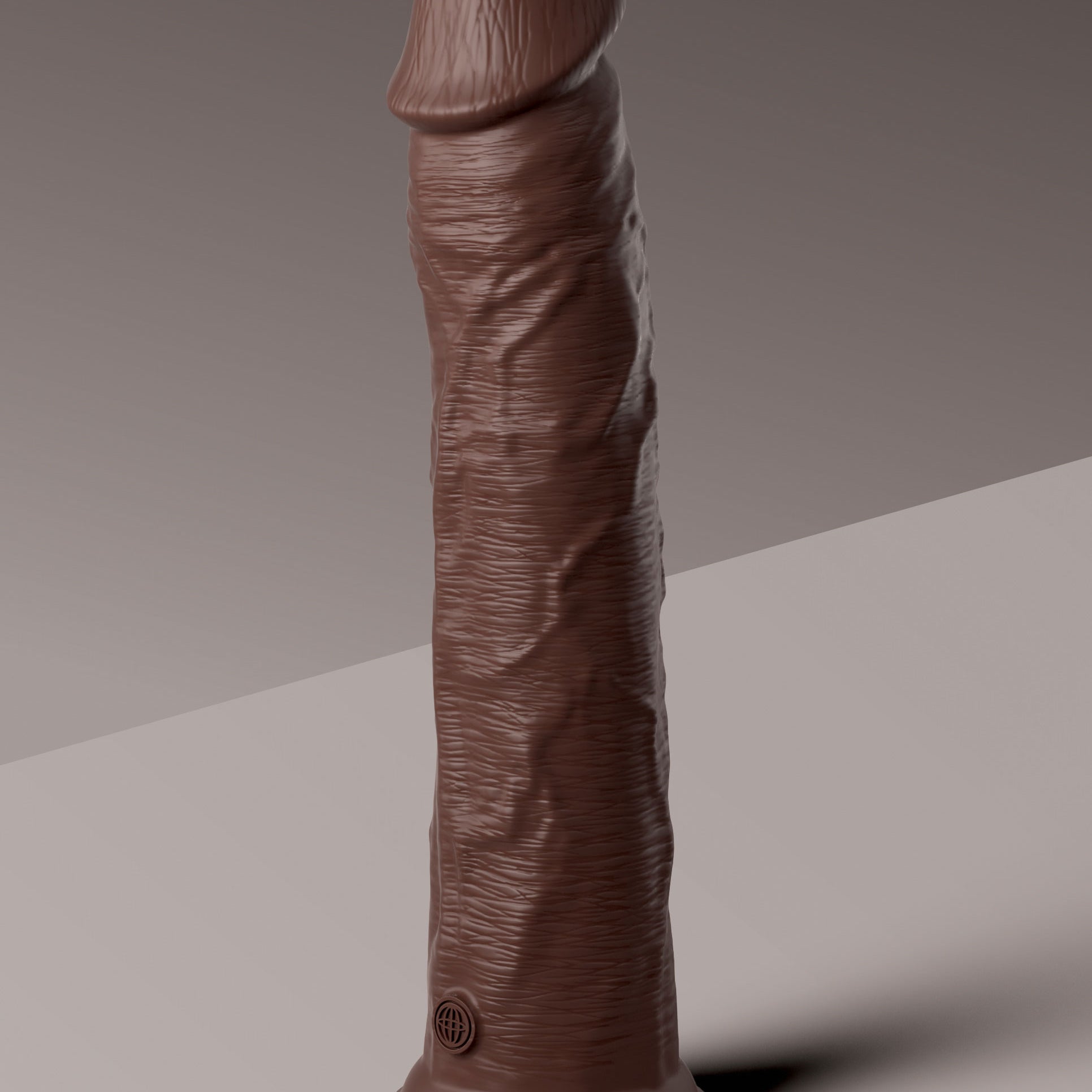 King Cock Elite 11 Inch Silicone Dual Density Cock - Brown-Dildos & Dongs-Pipedream-Andy's Adult World