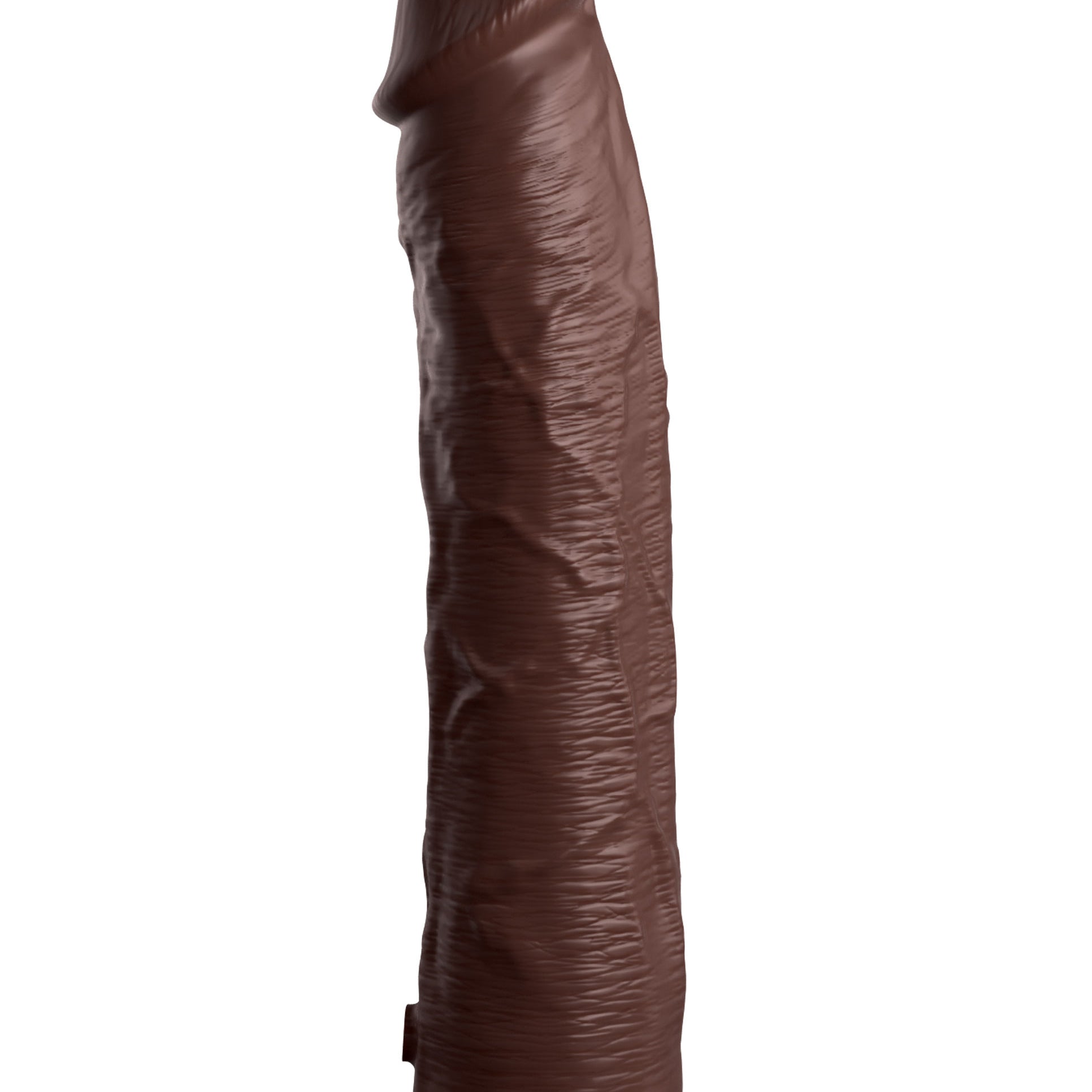 King Cock Elite 11 Inch Silicone Dual Density Cock - Brown-Dildos & Dongs-Pipedream-Andy's Adult World