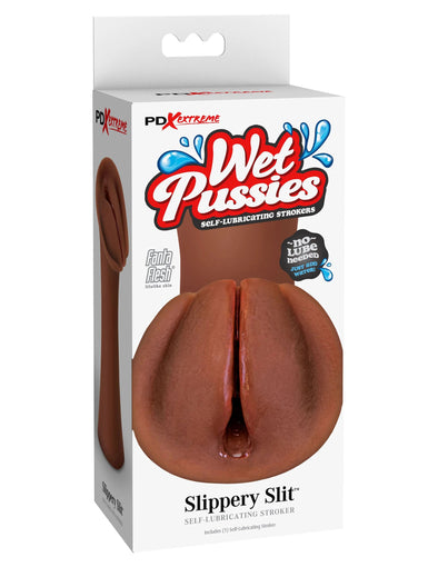 Extreme Wet Pussies - Slippery Slit - Brown-Masturbation Aids for Males-PDX Brands-Andy's Adult World
