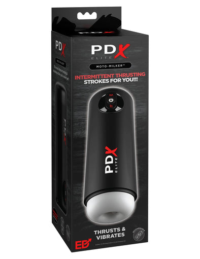 Pdx Elite Moto Milker - Black-Masturbation Aids for Males-Pipedream-Andy's Adult World