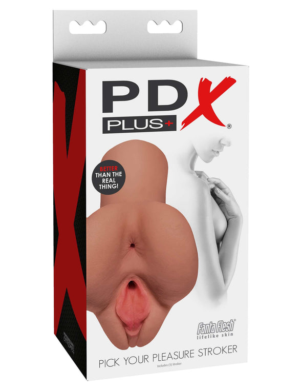 Pick Your Pleasure Stroker - Tan-Masturbation Aids for Males-Pipedream-Andy's Adult World