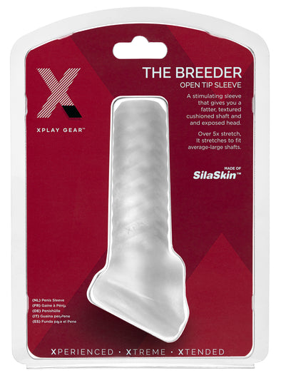 Xplay Breeder - Sleeve - Clear-Cockrings-Perfect Fit-Andy's Adult World