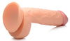 Pop Pecker 8.25 Inch Dildo With Balls - Light-Dildos & Dongs-XR Brands Pop Peckers-Andy's Adult World