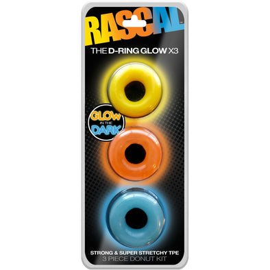 The D-Ring Glow X3-Cockrings-Rascal-Andy's Adult World