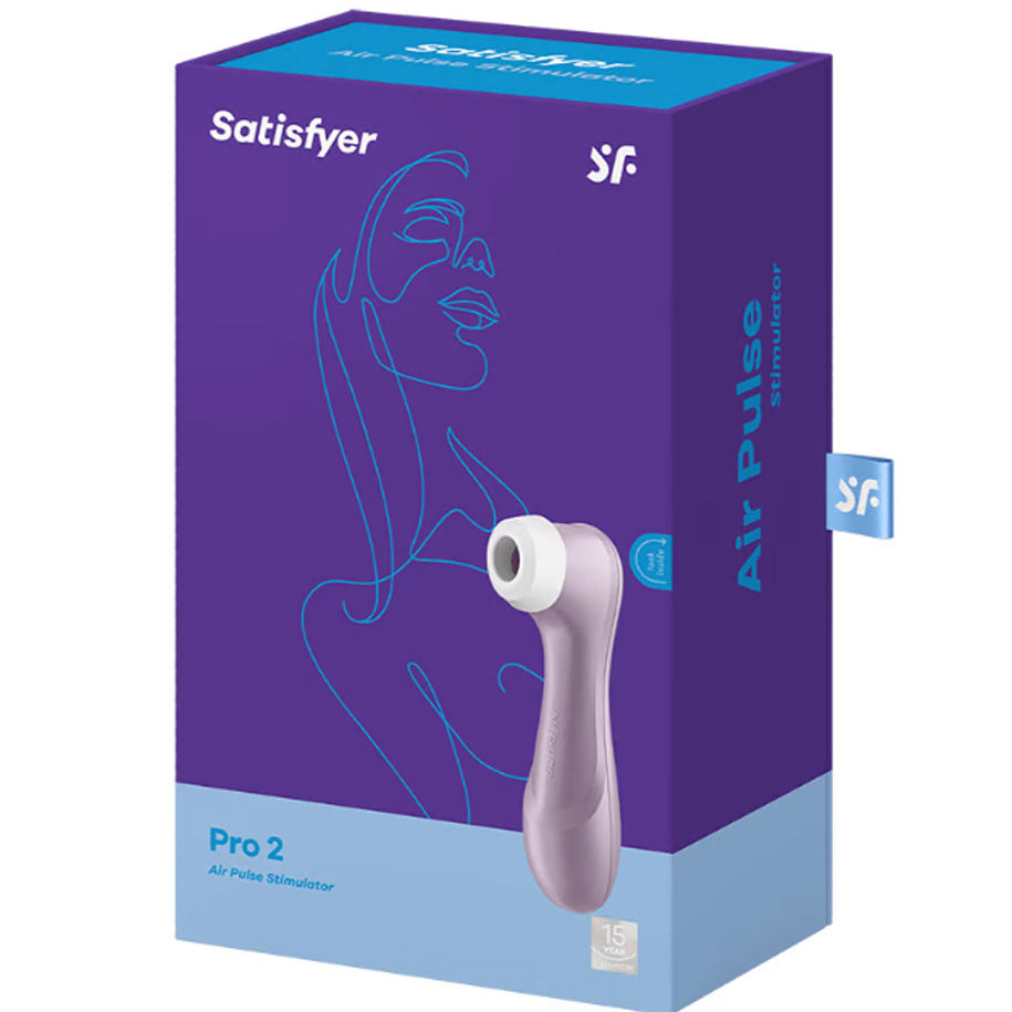 Satisfyer Pro 2 - Air Pulse Stimulator - Violet-Clit Stimulators-Satisfyer-Andy's Adult World