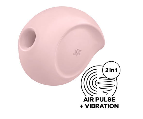 Satisfyer Sugar Rush - Air Pulse Stimulator Plus Vibration - Rose-Clit Stimulators-Satisfyer-Andy's Adult World
