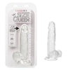 Size Queen 6 inch-15.25 Cm - Clear-Dildos & Dongs-CalExotics-Andy's Adult World