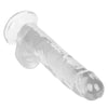 Size Queen 8 inch-20.25 Cm - Clear-Dildos & Dongs-CalExotics-Andy's Adult World
