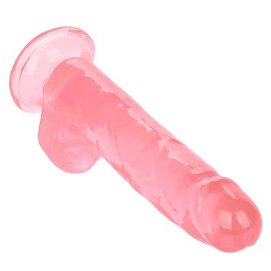 Size Queen 8 Inch - Pink-Dildos & Dongs-CalExotics-Andy's Adult World