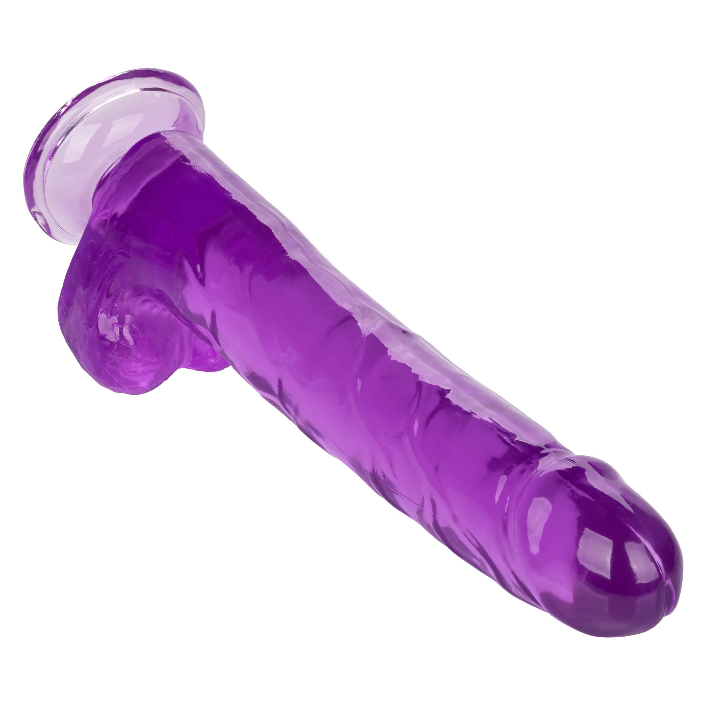 Size Queen 10 Inch- Purple-Dildos & Dongs-CalExotics-Andy's Adult World